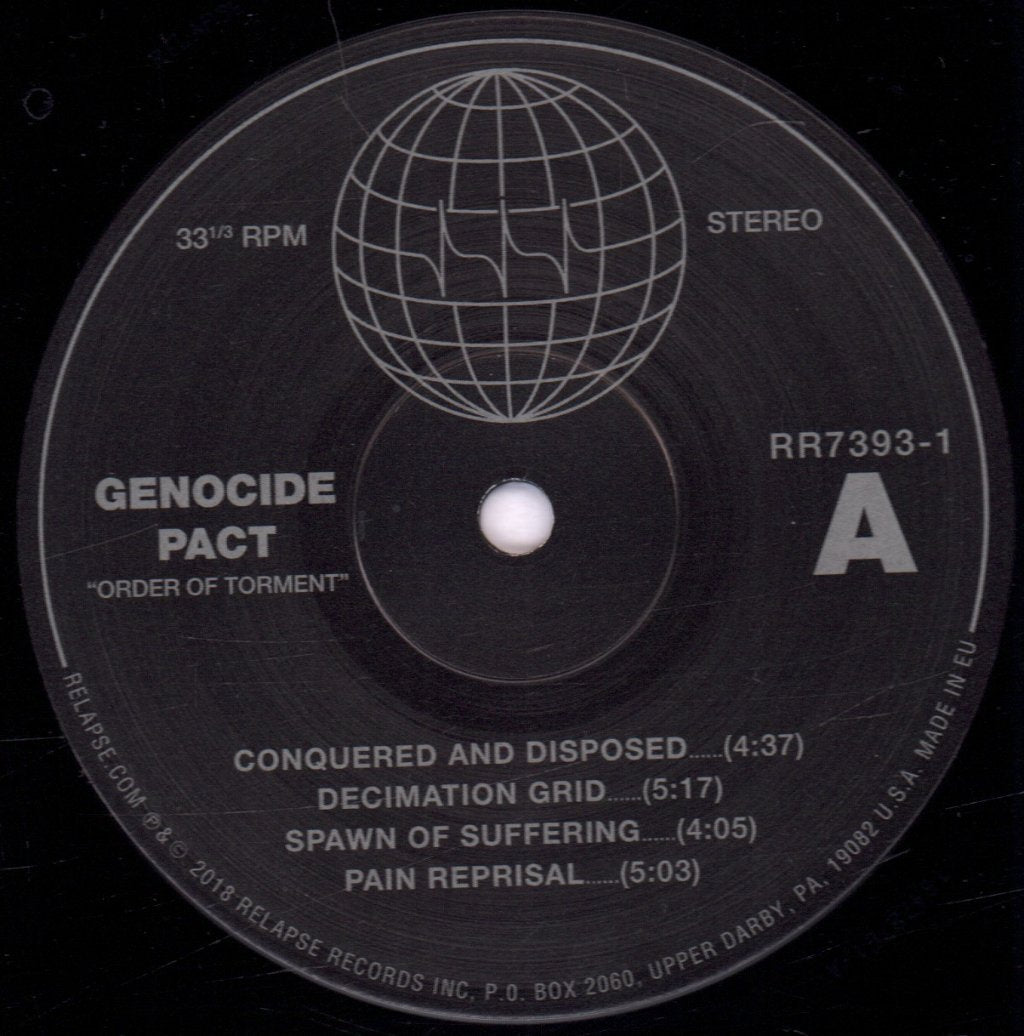 Genocide Pact - Order Of Torment - Lp