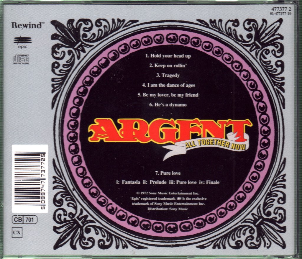 Argent - All Together Now - Cd