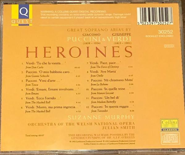 Suzanne Murphy, Orchestra Of The Welsh National Opera - Puccini & Verdi Heroines - Cd