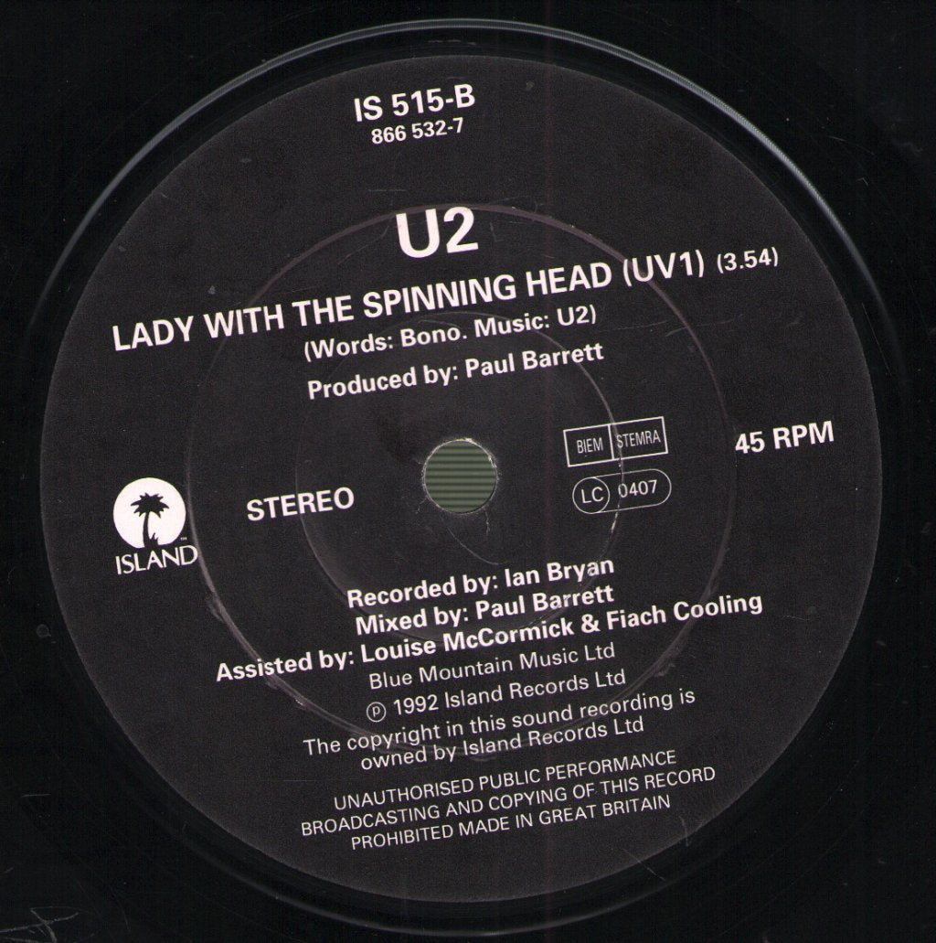 U2 - One - 7 Inch