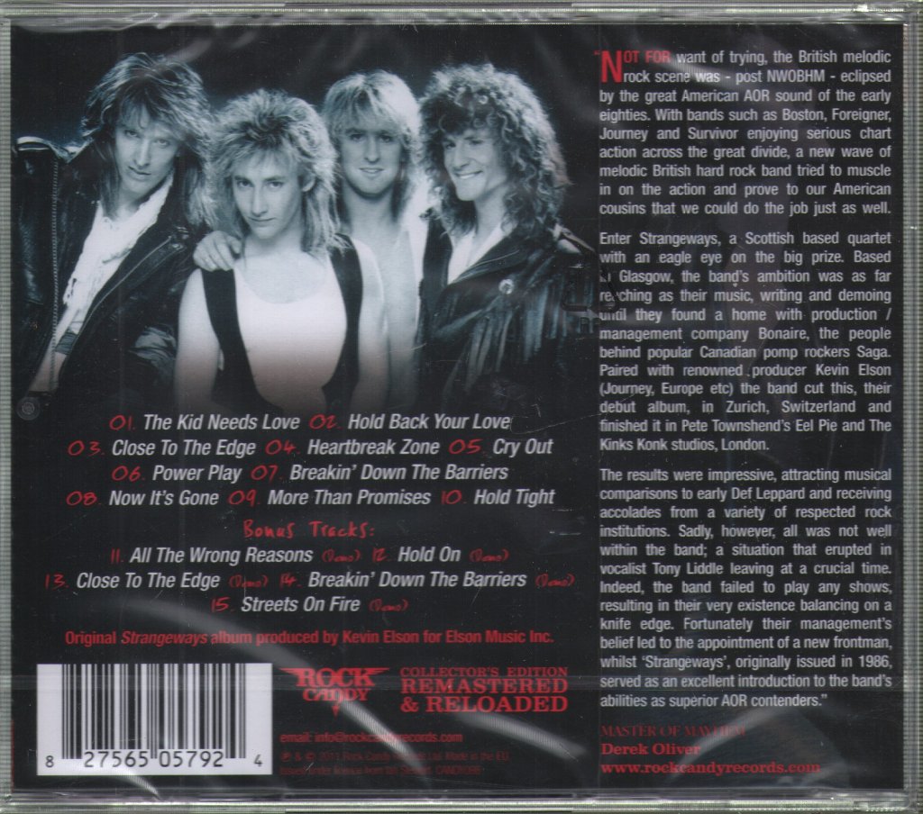 Strangeways (Rock/Metal Group) - Strangeways - Cd