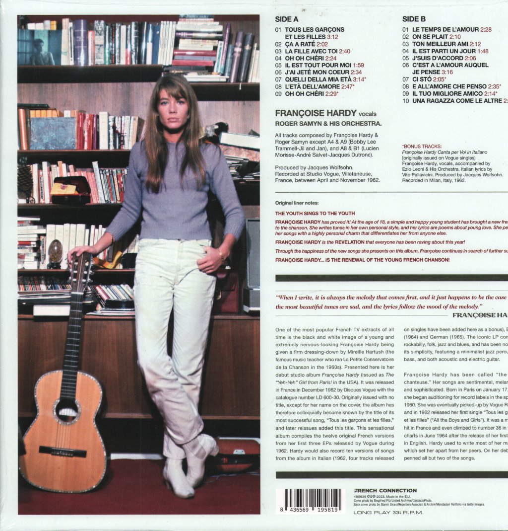 Francoise Hardy - Tous Les Garcons Et Les Filles - Lp