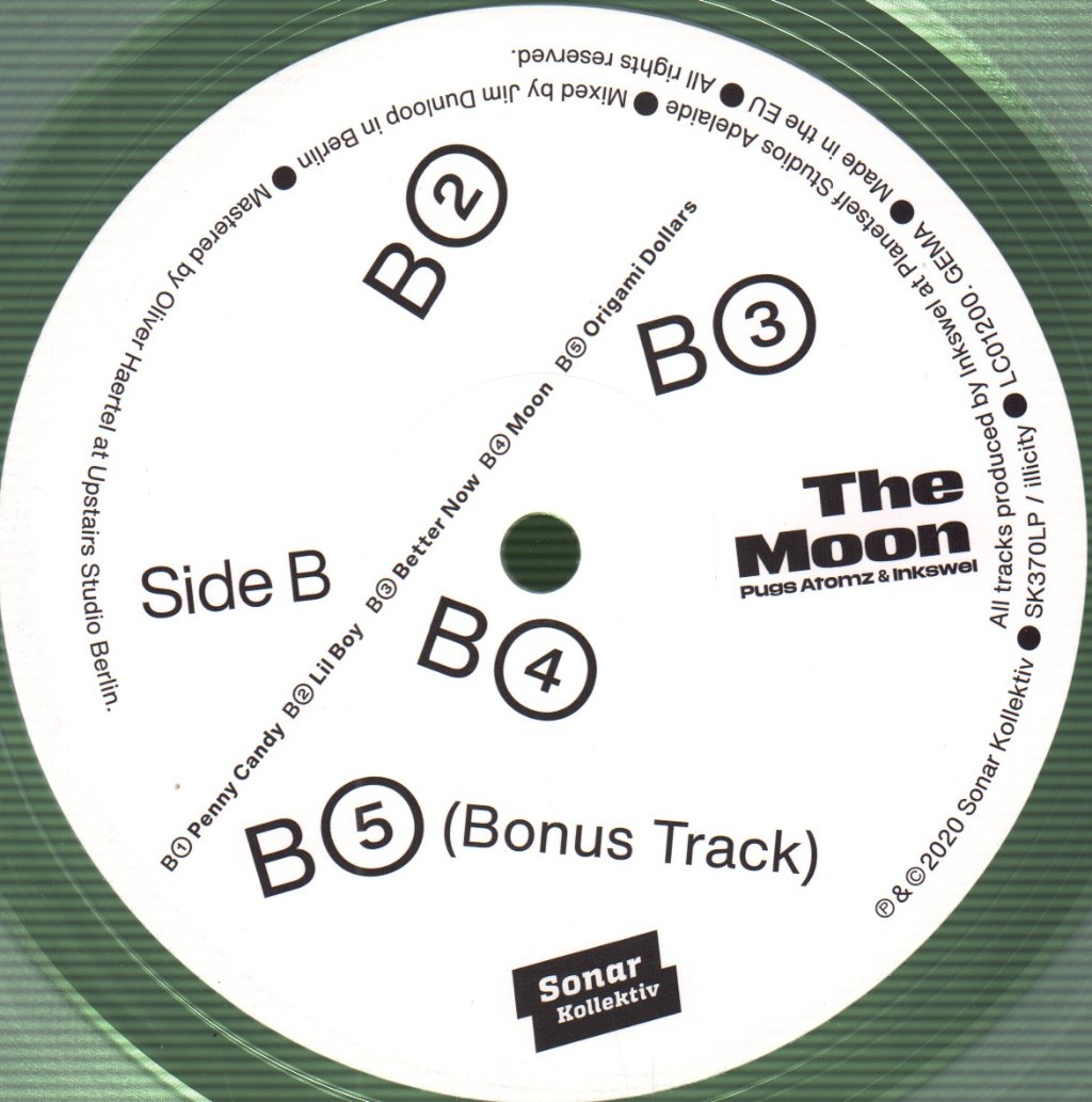 Pugs Atomz And Inkswel - Moon - Lp