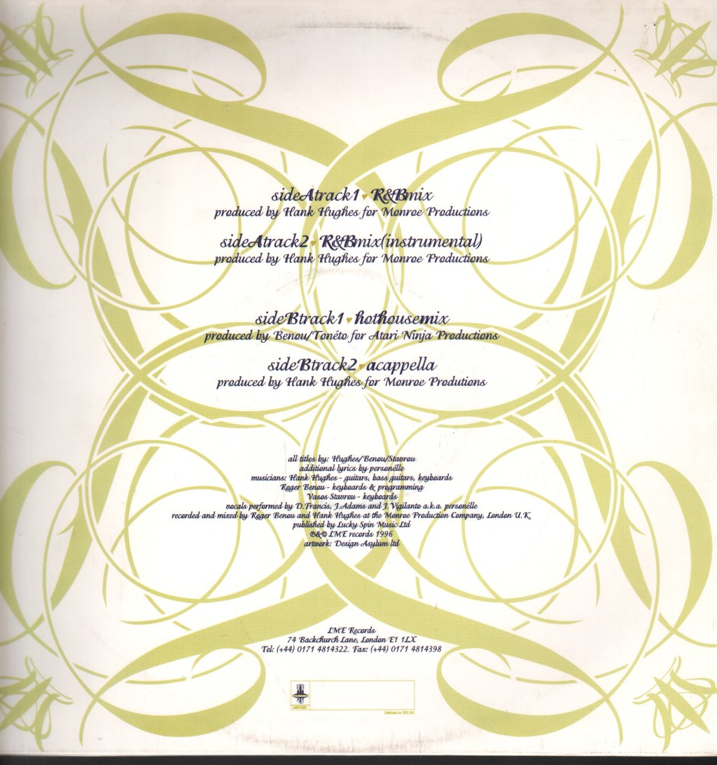 Personelle - Nearly Missed Your Love - 12 Inch