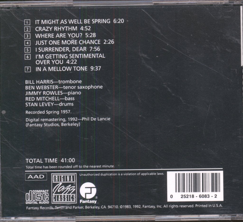 Bill Harris - Bill Harris And Friends - Cd