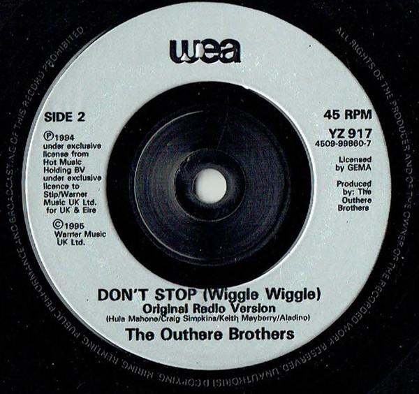 Outhere Brothers - Don't Stop (Wiggle Wiggle) - 7 Inch