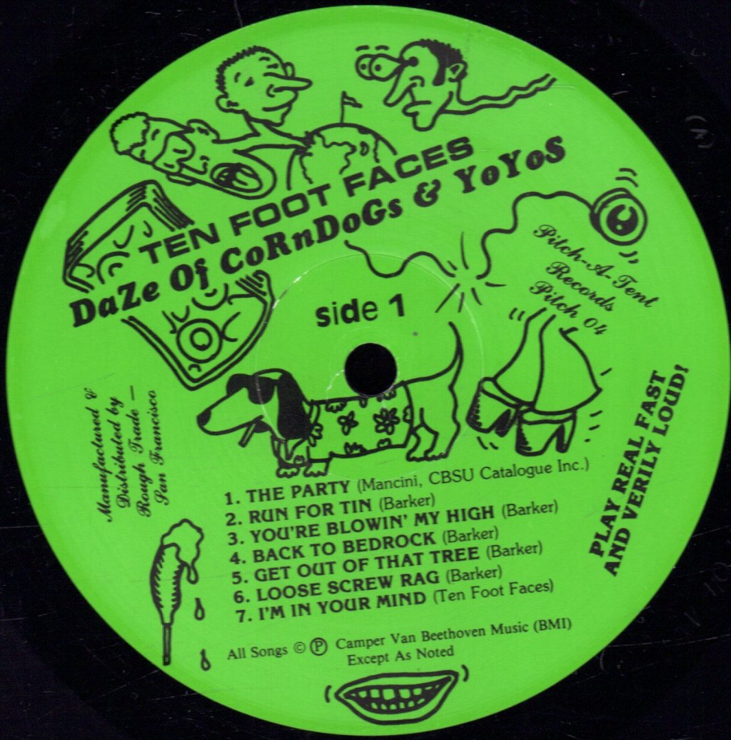 Ten Foot Faces - Daze Of Corndogs And Yoyos - Lp