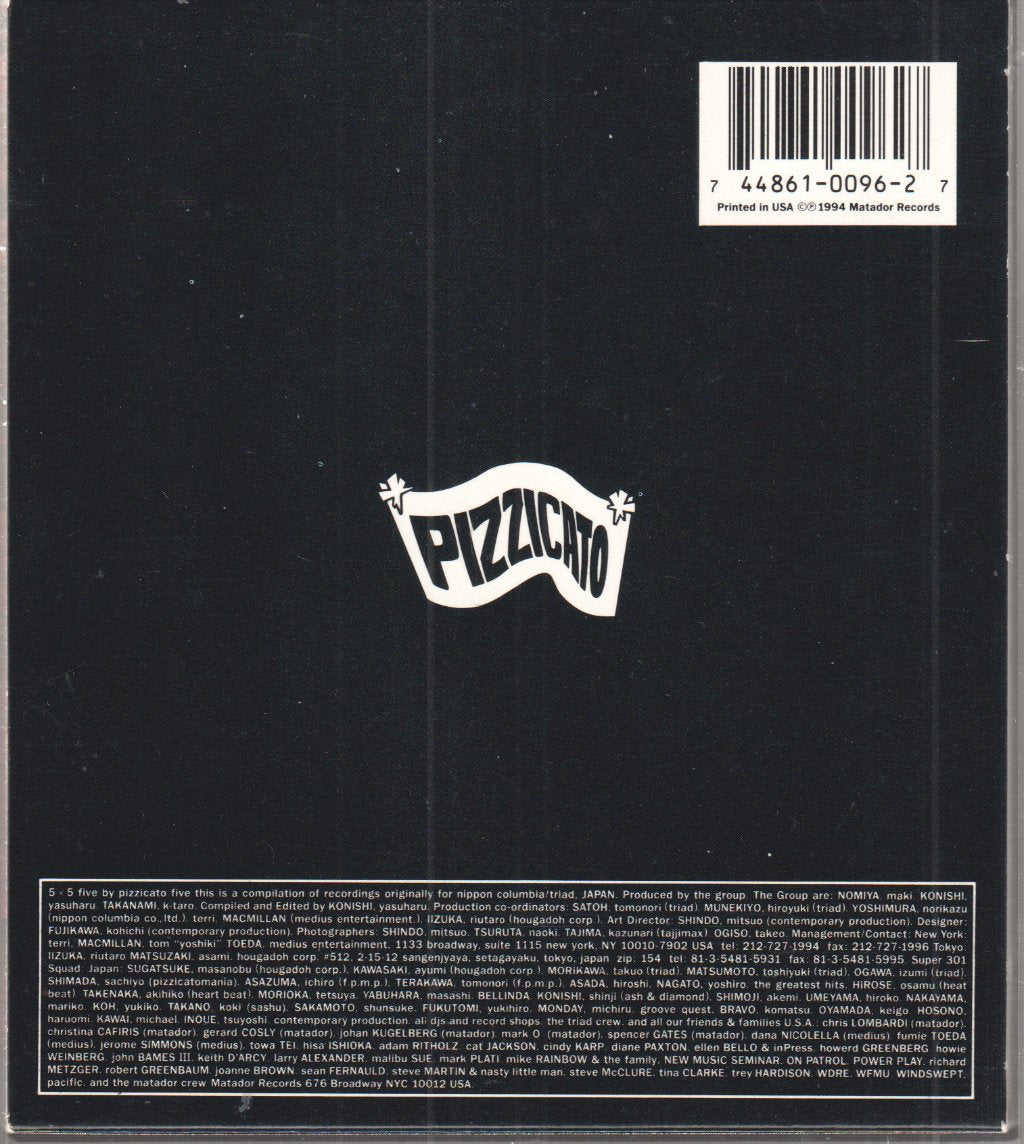 Pizzicato Five - Five By Five - Cd