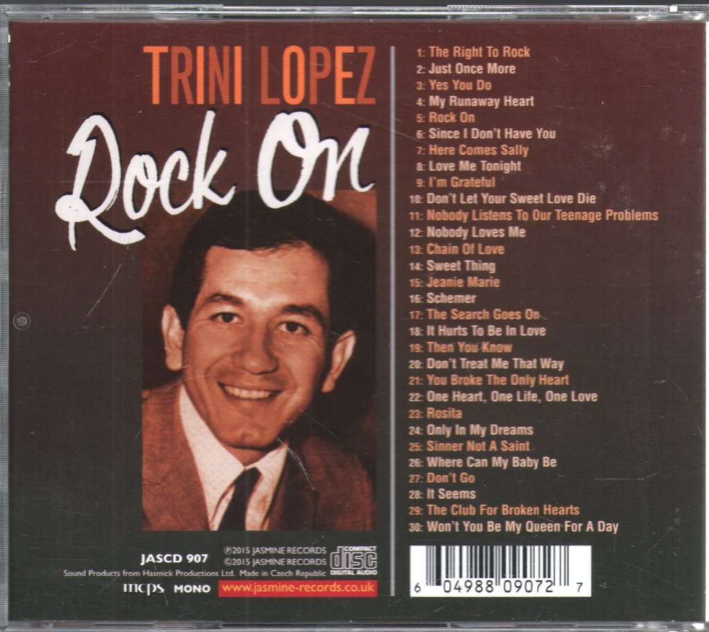 Trini Lopez - Rock On - Cd