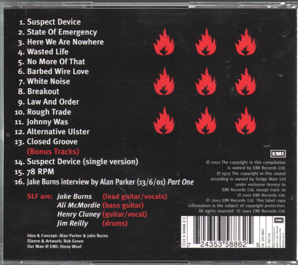 Stiff Little Fingers - Inflammable Material - Cd