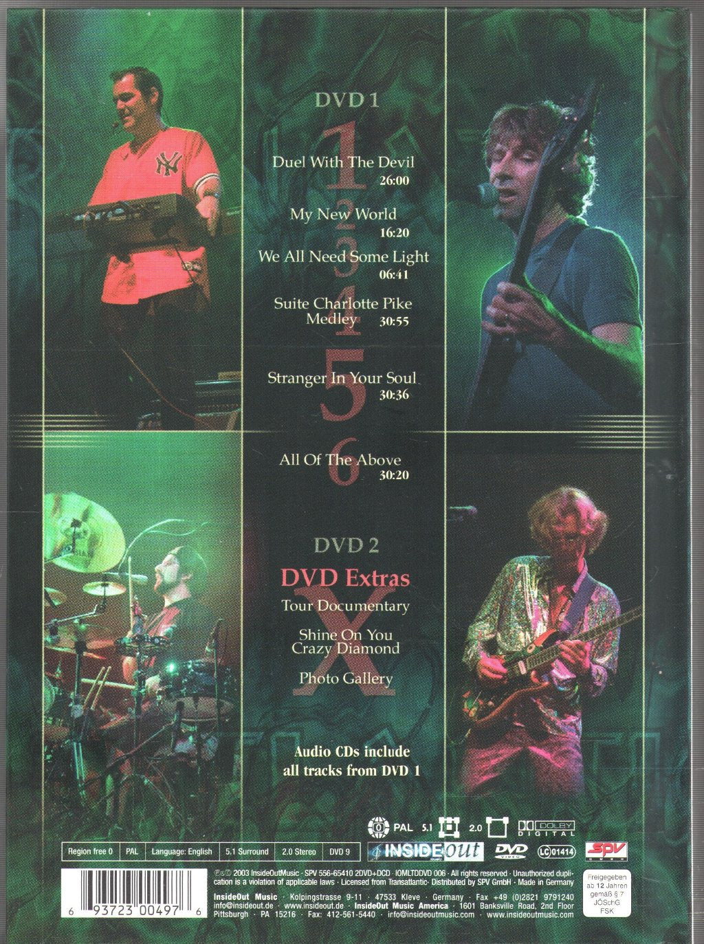 Transatlantic - Live In Europe - Cd Set