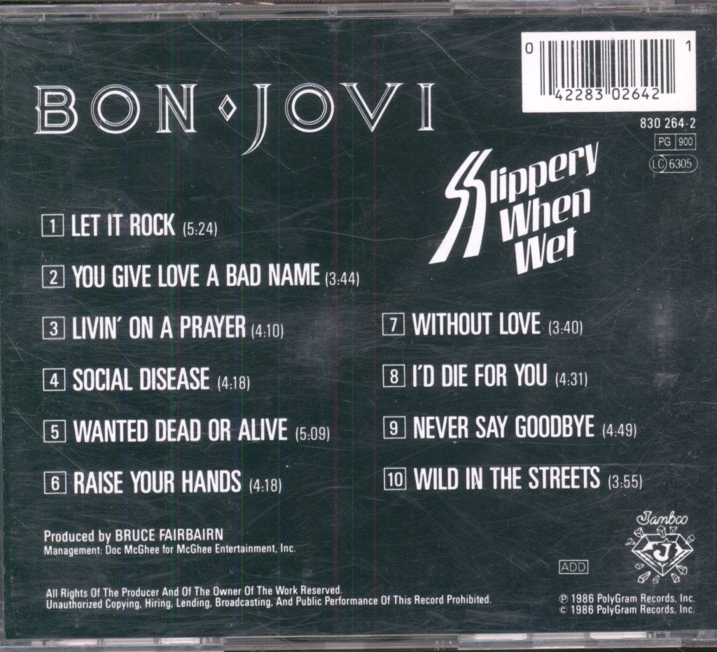 Bon Jovi - Slippery When Wet - Cd