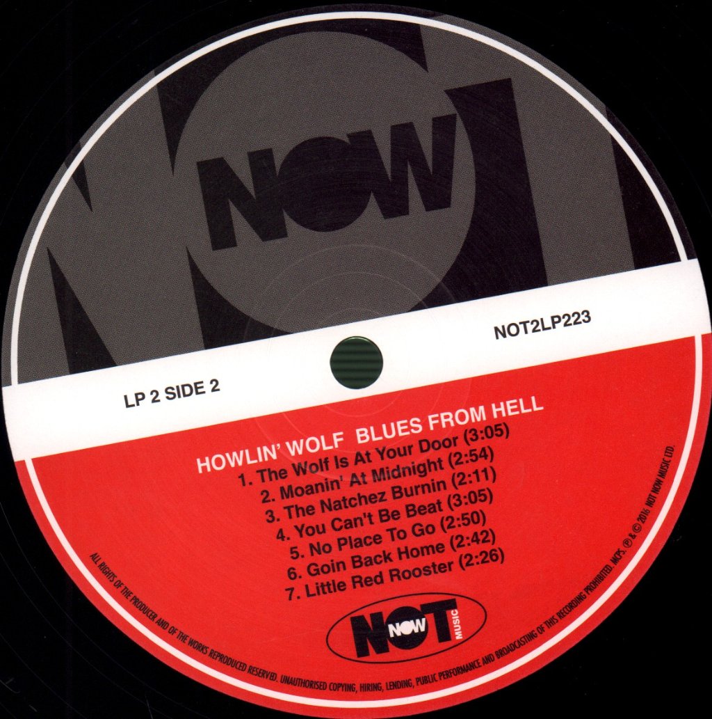 Howlin' Wolf - Blues From Hell - Double Lp