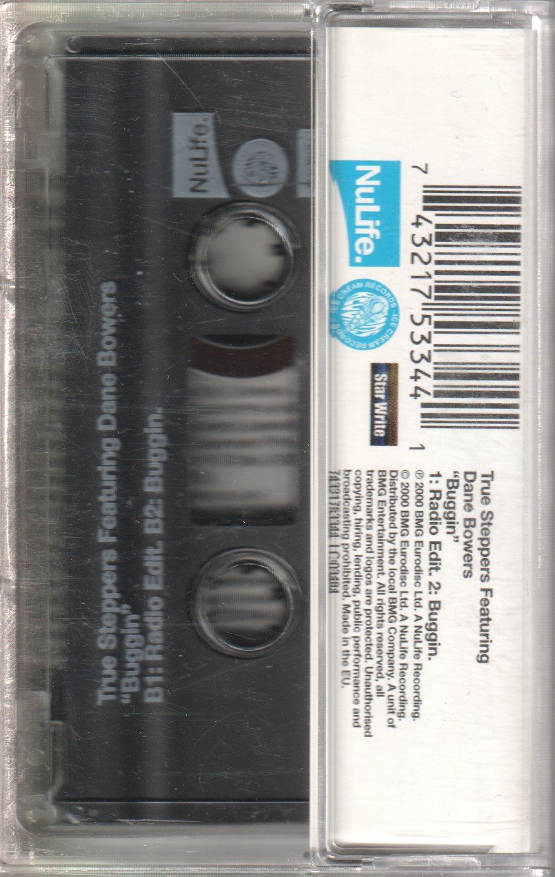 True Steppers Feat. Dane Bowers - Buggin - Cassette