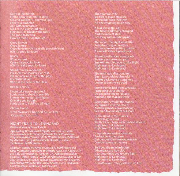 Brenda Russell - Kiss Me With The Wind - Cd