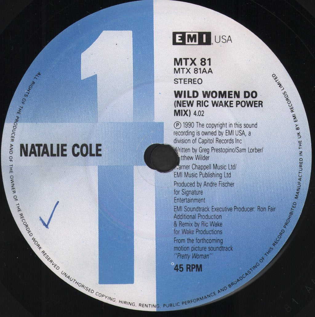 Natalie Cole - Wild Women Do - 7 Inch