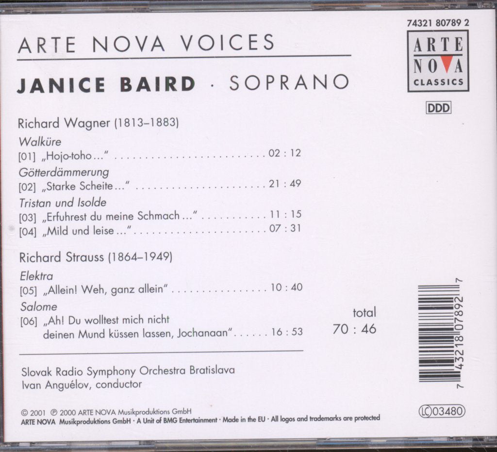 Janice Baird - Wagner • Strauss - Cd