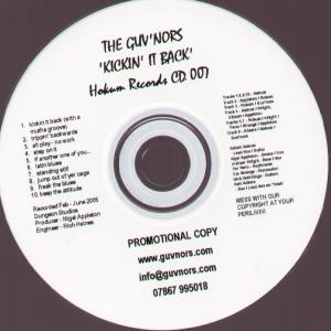 Guv'nors - Kickin' It Back - Cdr