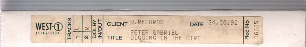 Peter Gabriel - Digging In The Dirt - Video