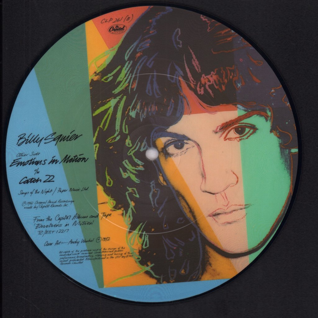 Billy Squier - Emotions In Motion - 7 Inch
