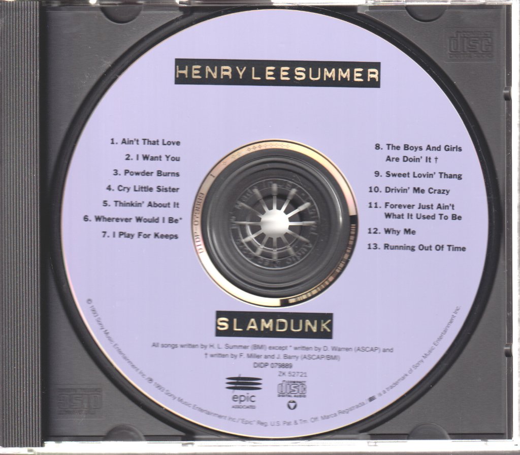 Henry Lee Summer - Slamdunk - Cd