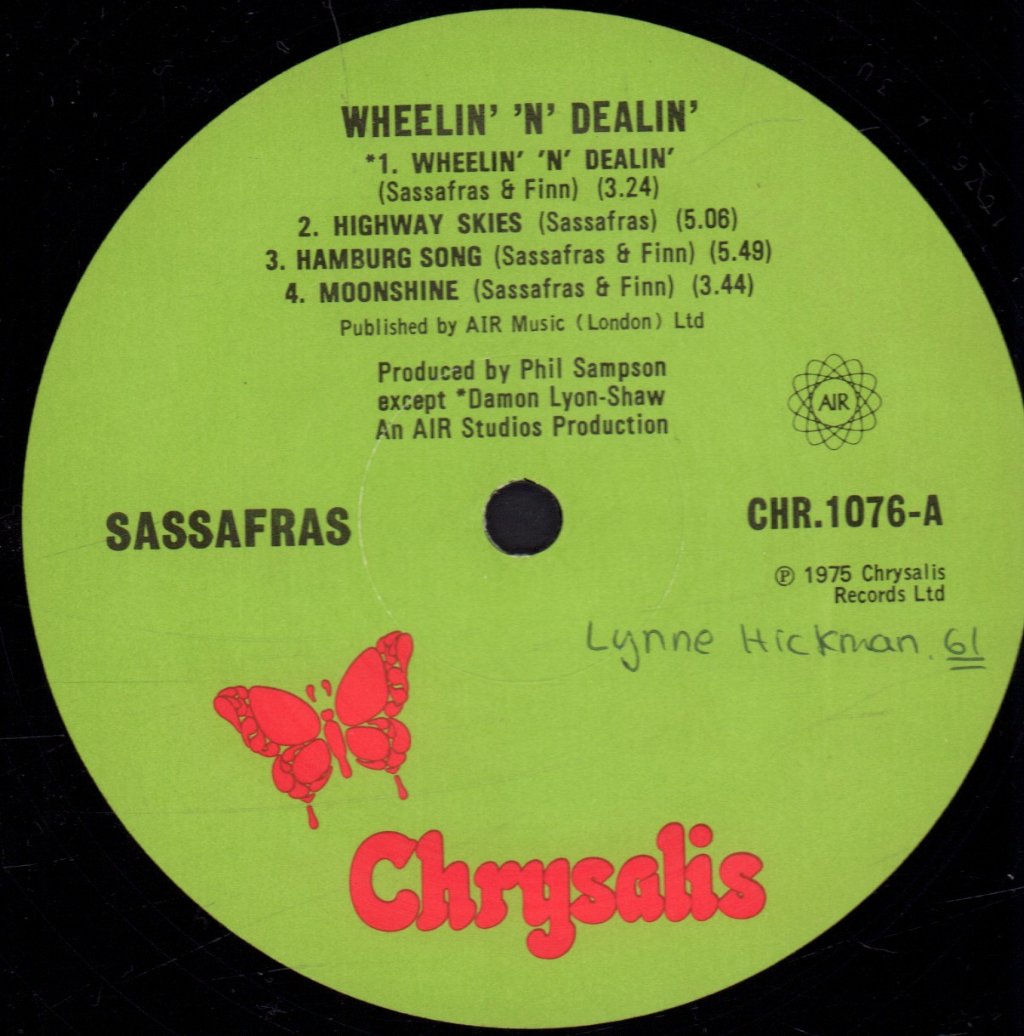 Sassafras - Wheelin' N Dealin' - Lp