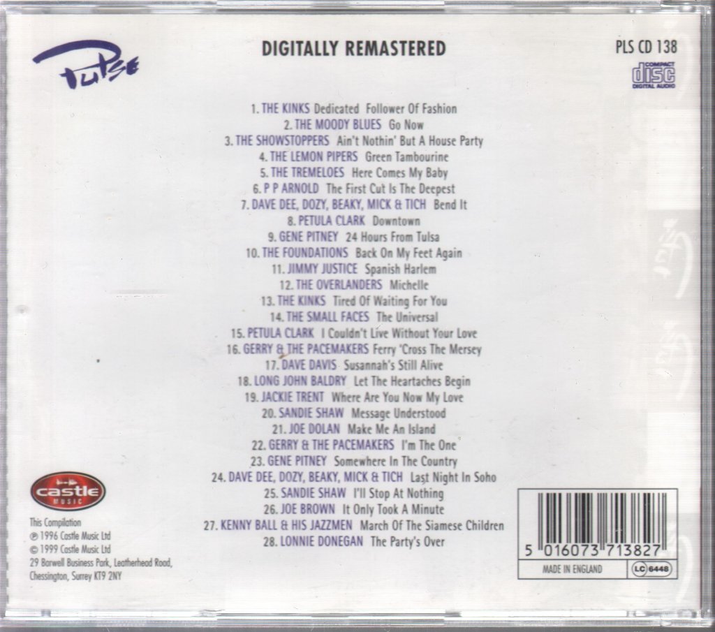 Various Artists - Dedicated Follower Of Fashion - Cd