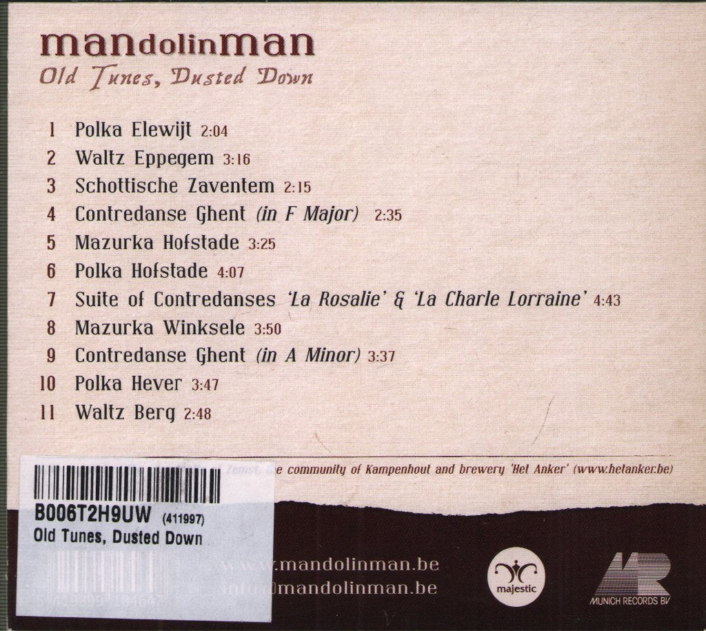 Mandolinman - Old Tunes, Dusted Down - Cd
