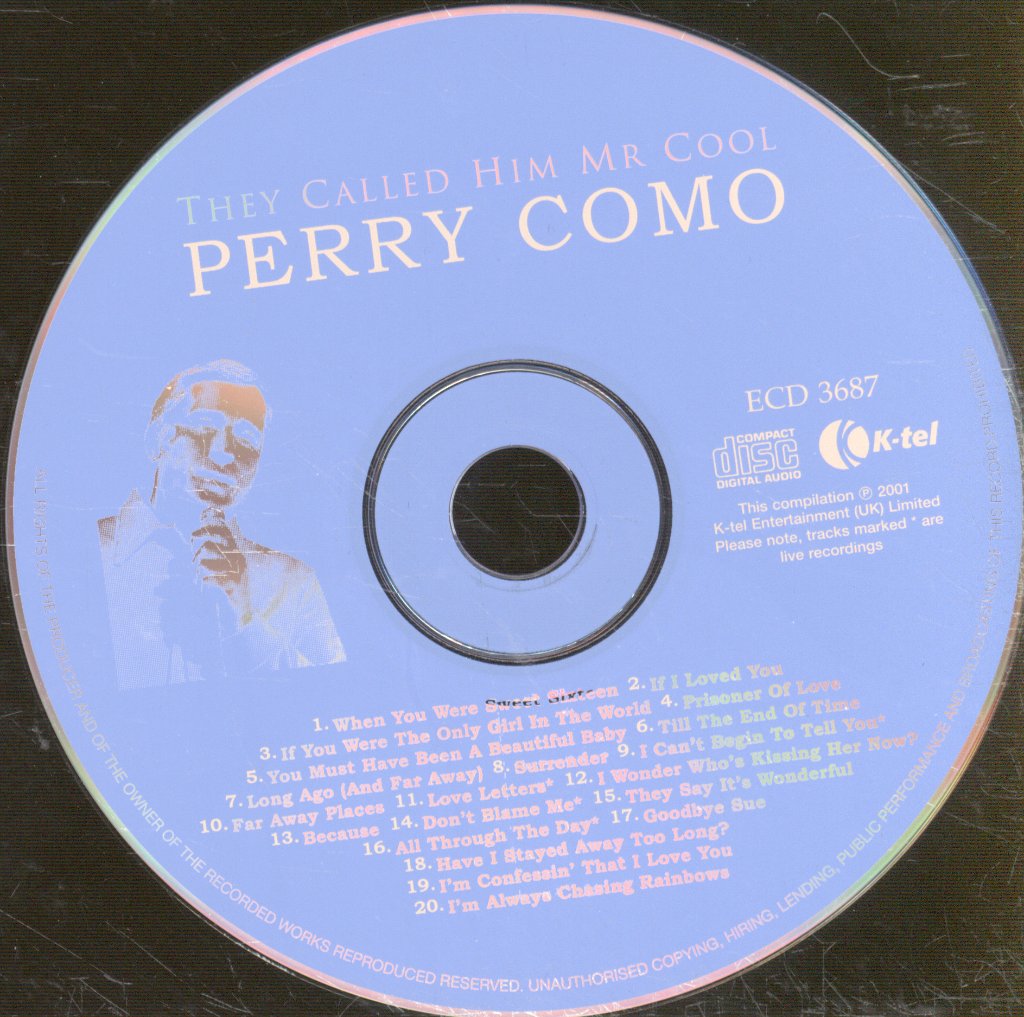 Perry Como - They Called Him Mr. Cool - Cd
