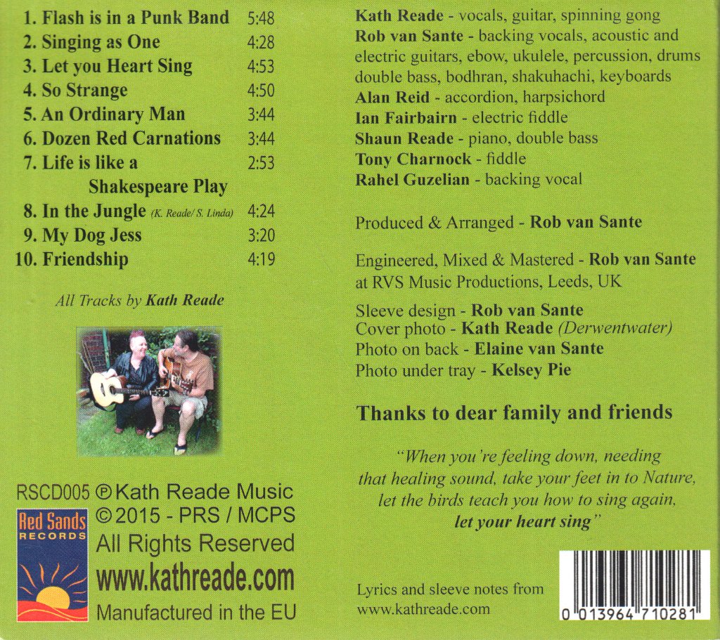 Kath Reade - Let Your Heart Sing - Cdr