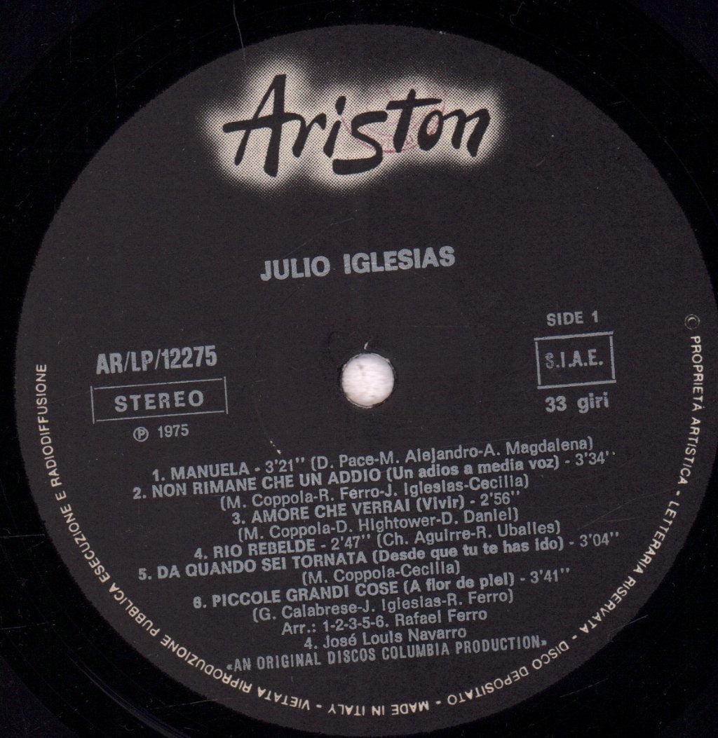 Julio Iglesias - Julio Iglesias - Lp