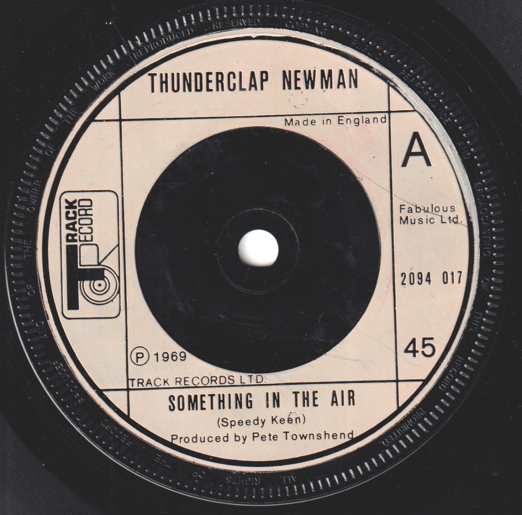 Crazy World Of Arthur Brown / Thunderclap Newman - Fire/Something In The Air - 7 Inch
