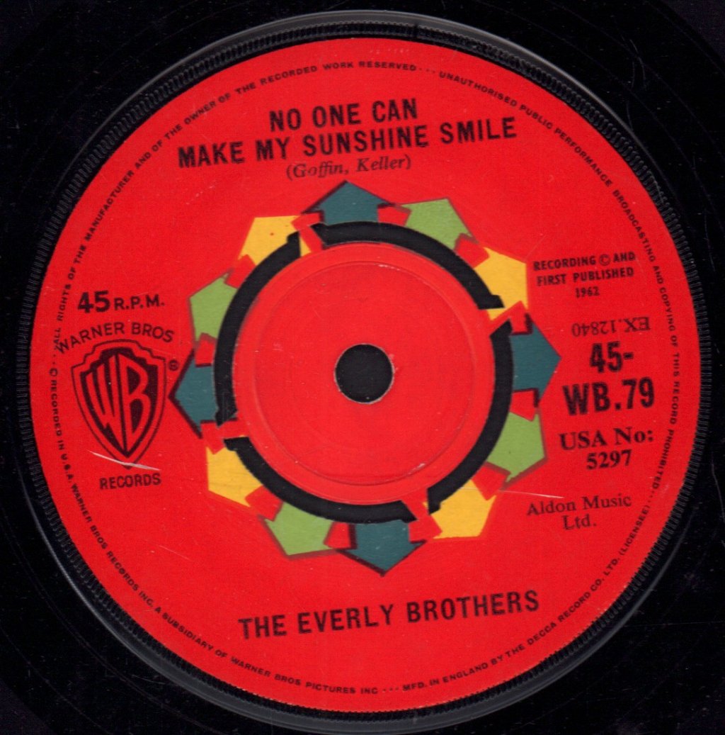 Everly Brothers - Don't Ask Me To Be Friends - 7 Inch