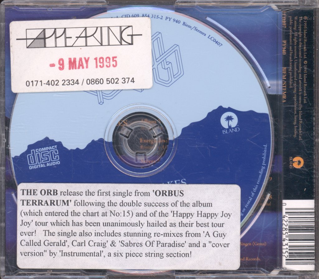 ORB - Oxbow Lakes - Cd