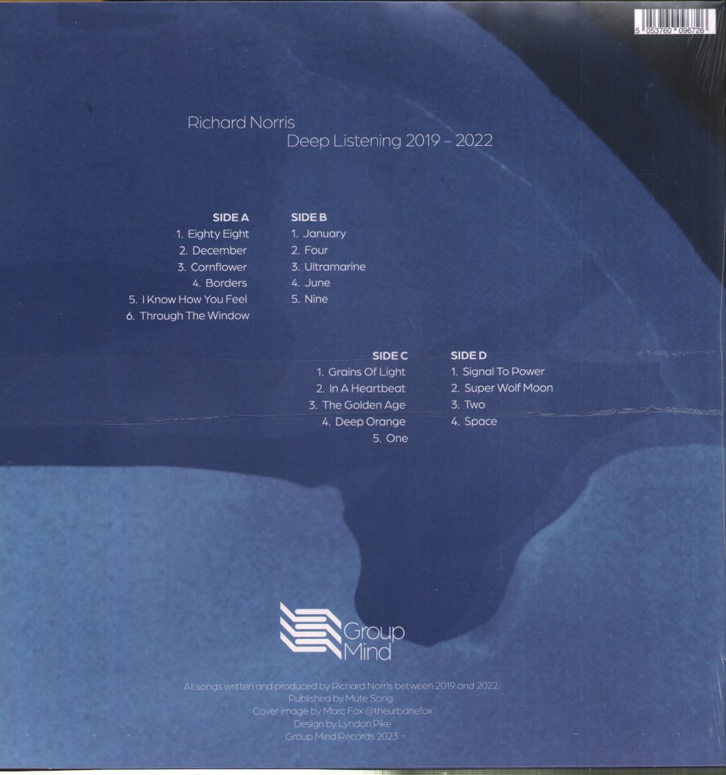 Richard Norris - Deep Listening 2019 - 2022 - Double Lp