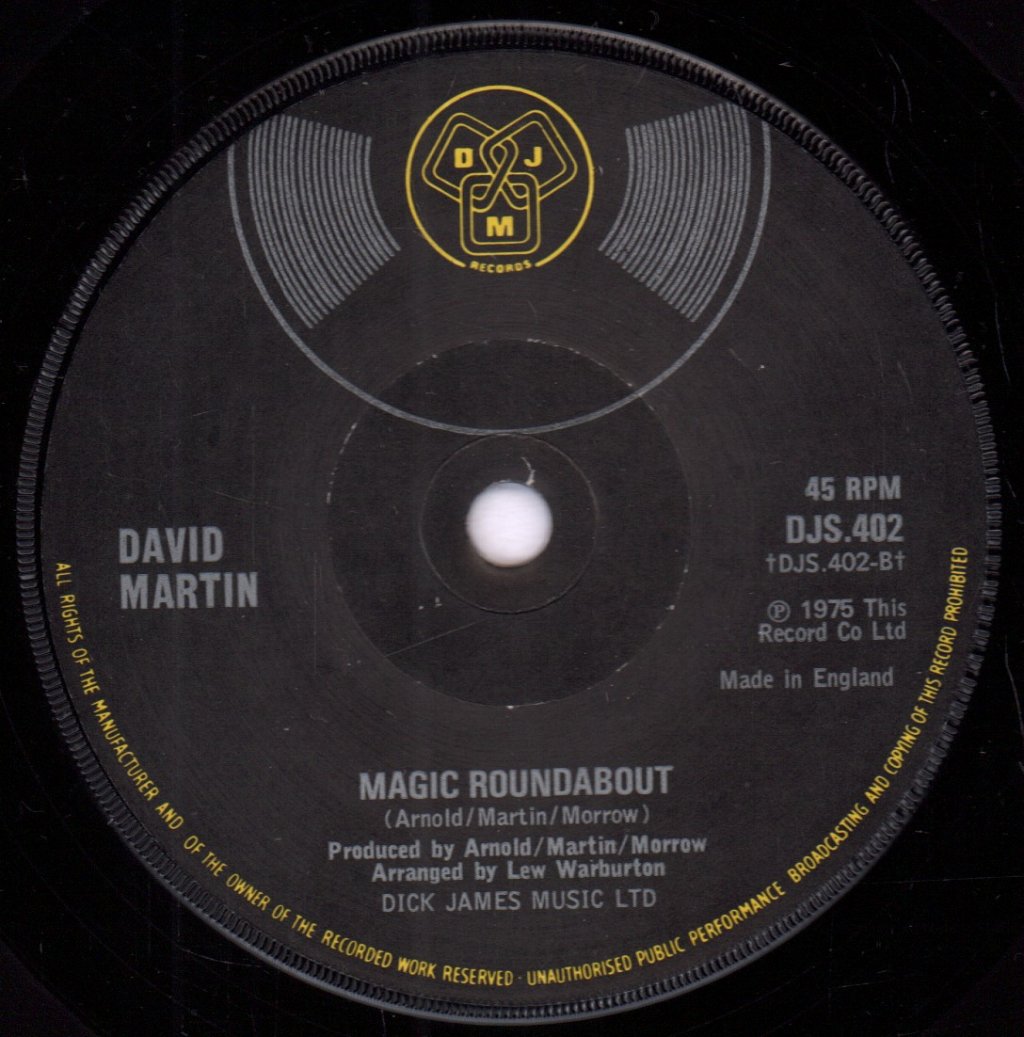 David Martin - Can't Smile Without You - 7 Inch