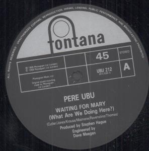 Pere Ubu - Waiting For Mary - 12 Inch