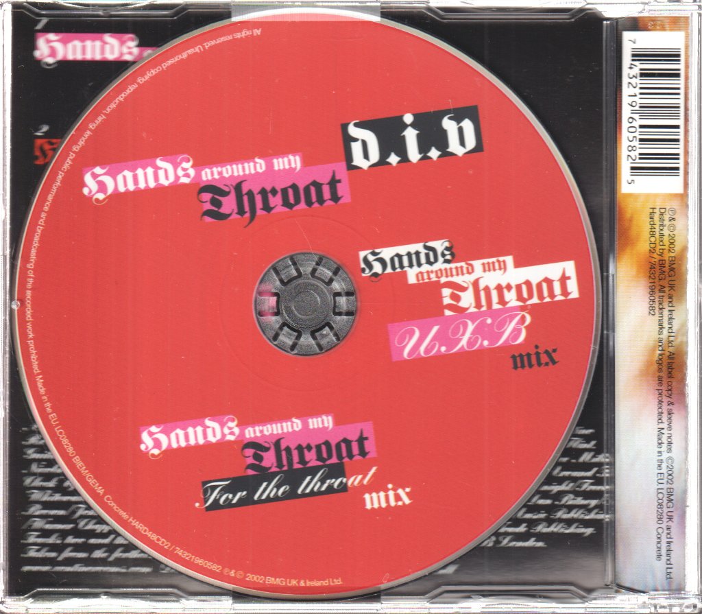 Death In Vegas - Hands Around My Throat - Cd