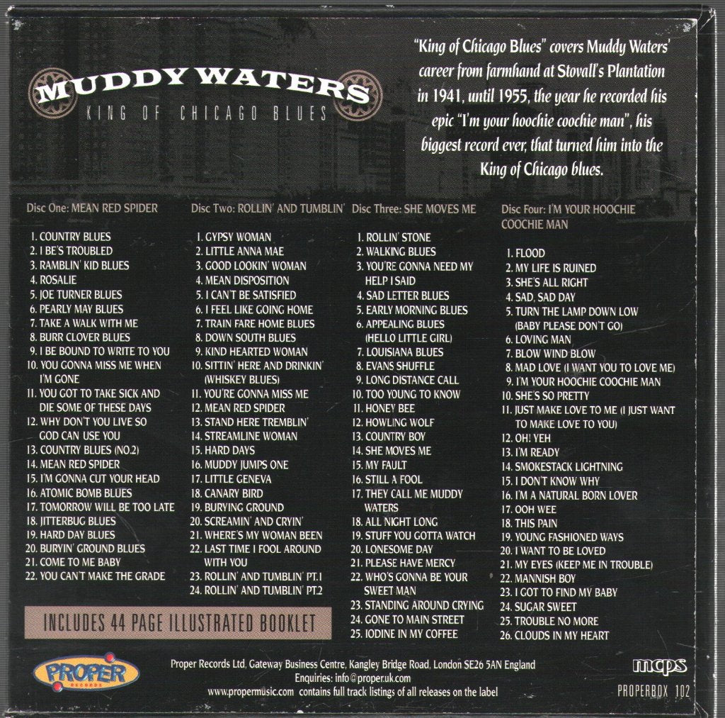 Muddy Waters - King Of Chicago Blues - Cd Set