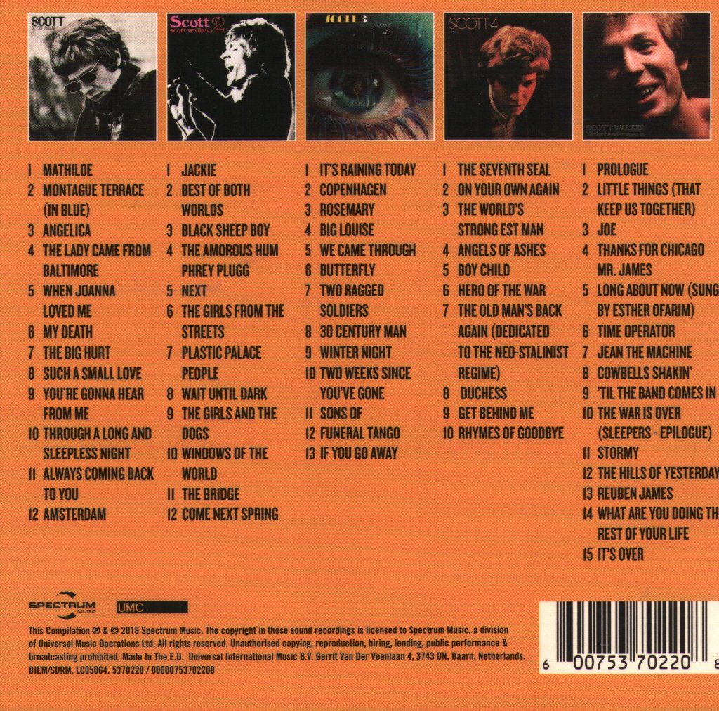 Scott Walker - 5 Classic Albums - Cd Set