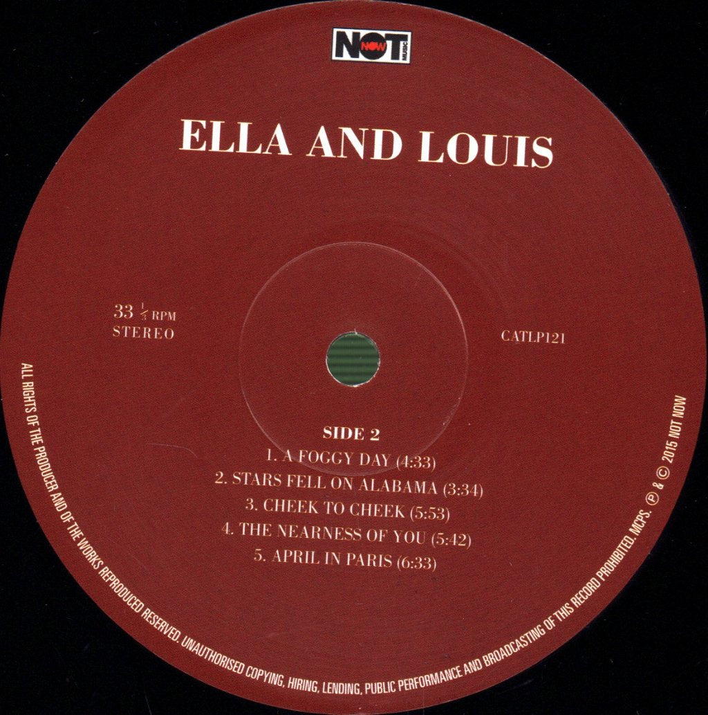 Ella Fitzgerald And Louis Armstrong - Ella And Louis - Lp