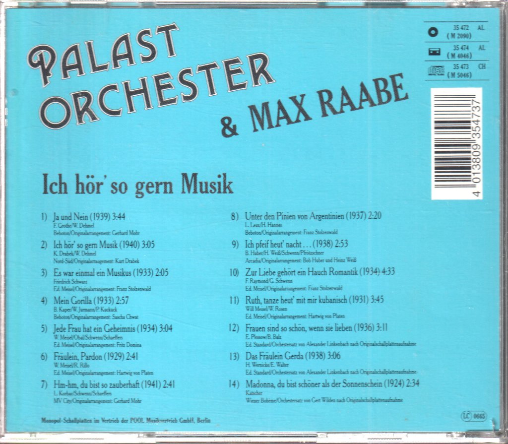 Palast Orchester & Max Raabe - Folge 3 - Cd
