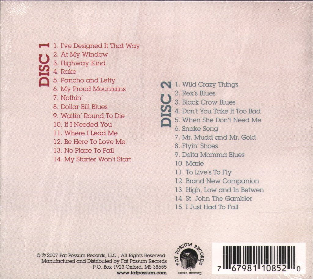 Townes Van Zandt - Be Here To Love Me (Original Motion Picture Soundtrack) - Double Cd