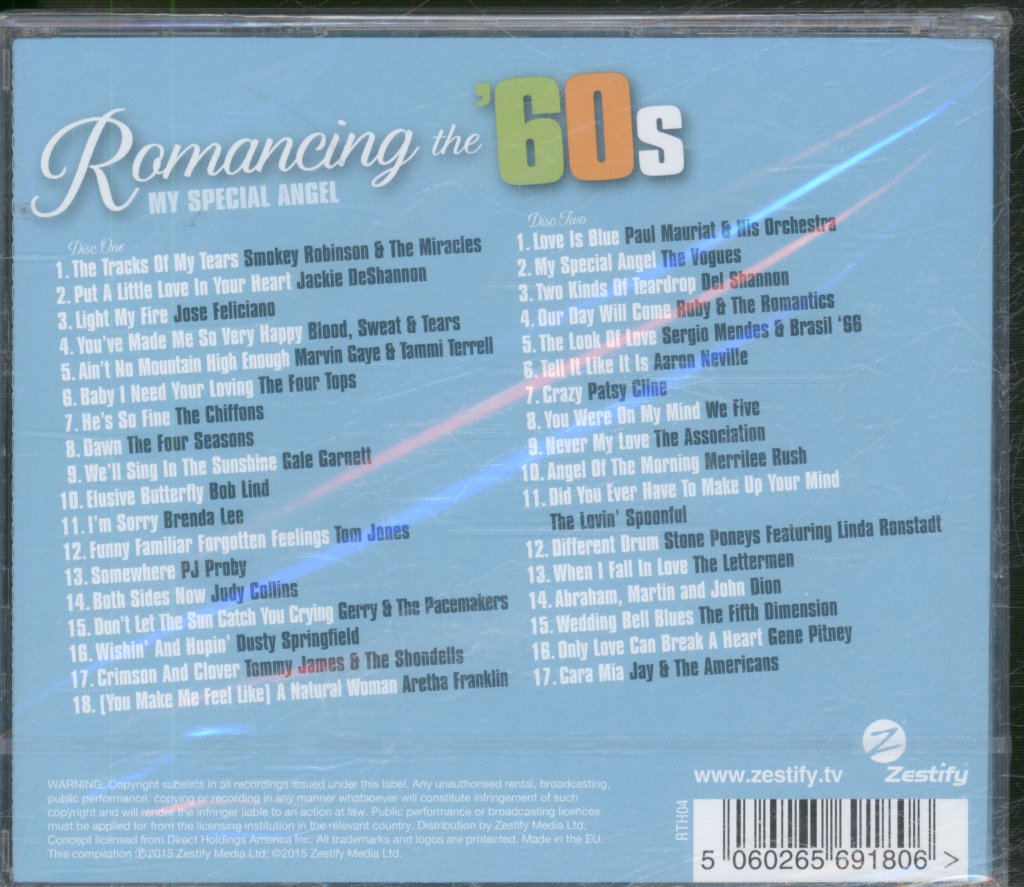 Various Artists - Romancing The '60s. My Special Angel - Double Cd