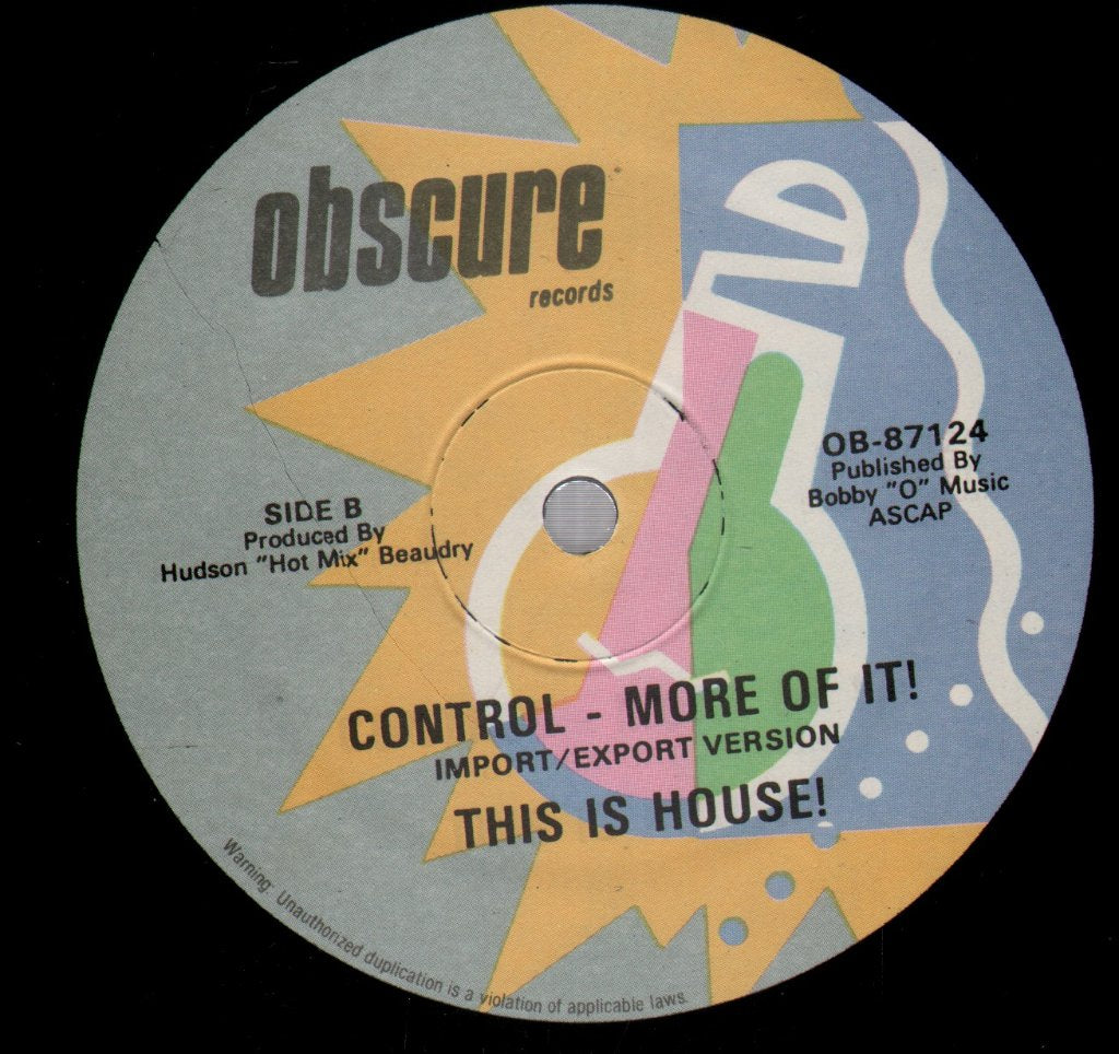 This Is House - Control - More Of It! - 12 Inch