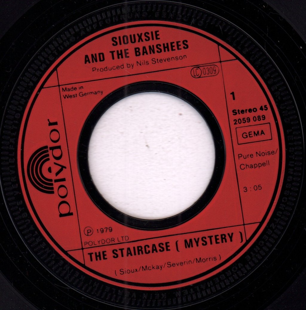 Siouxsie & The Banshees - Staircase Mystery - 7 Inch