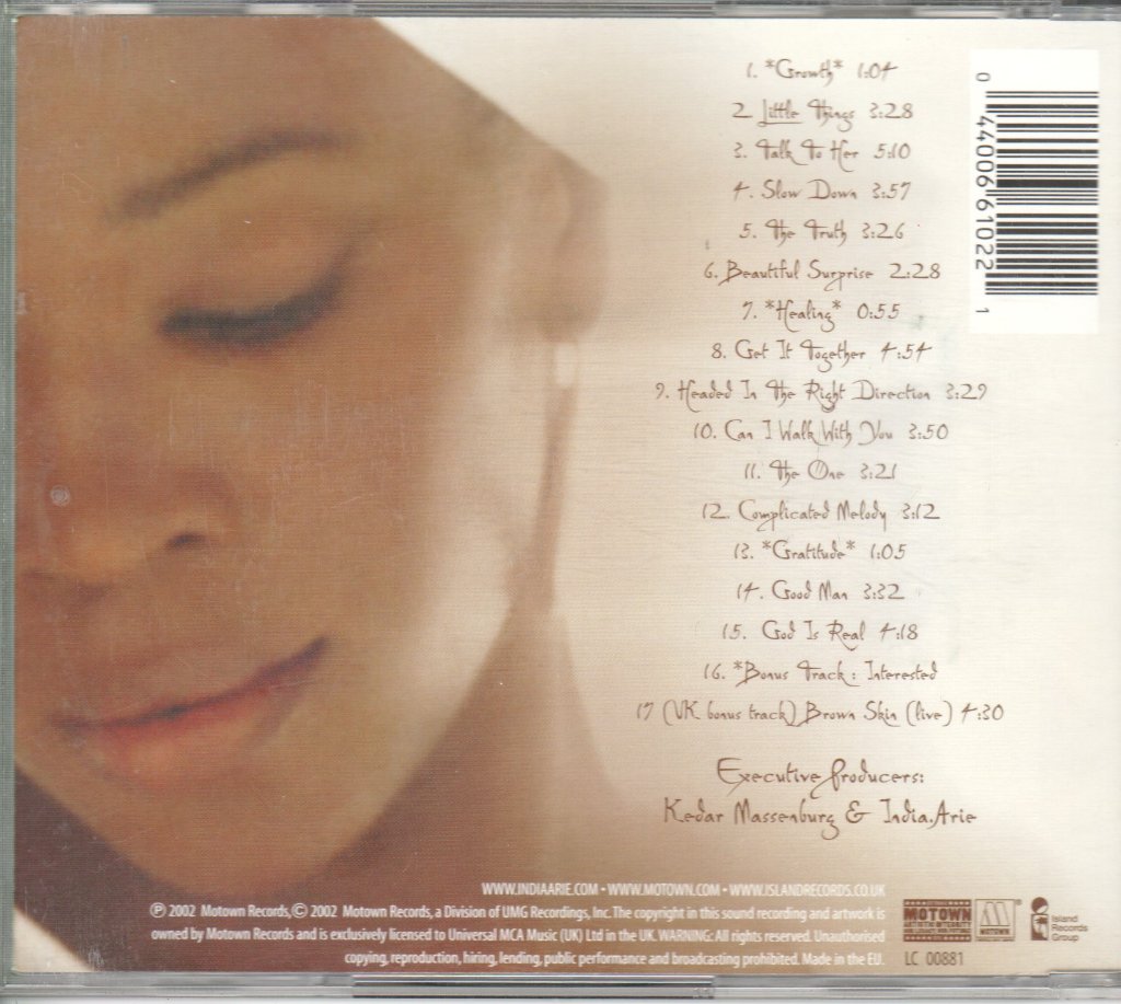 India Arie - Voyage To India - Cd