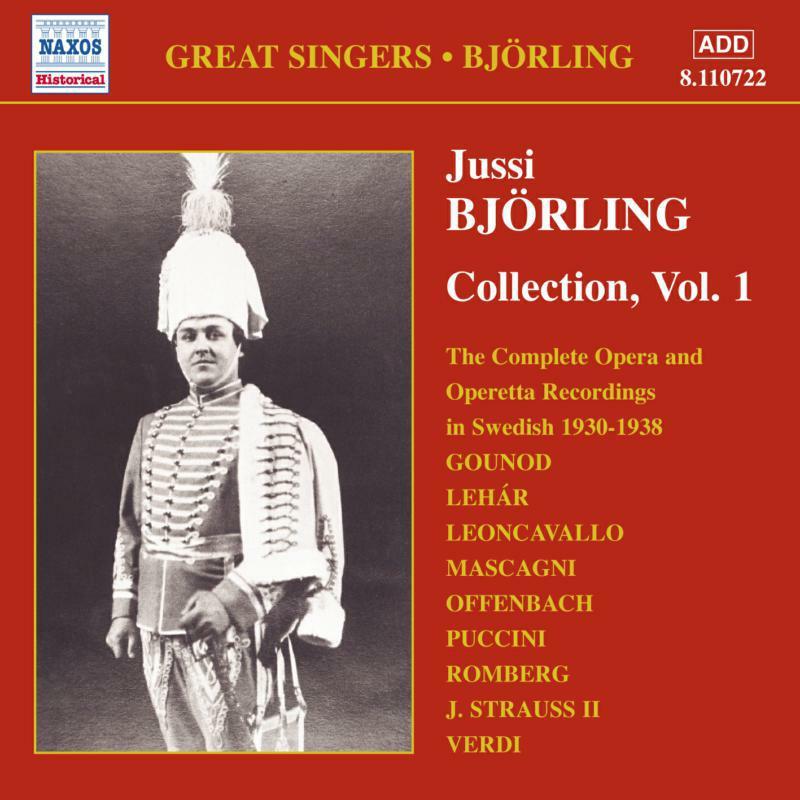 Jussi Bjorling - Bjorling, Jussi: Opera and Operetta Recordings - Cd
