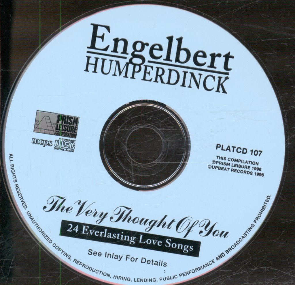 Engelbert Humperdinck - Very Thought Of You (24 Everlasting Love Songs) - Cd