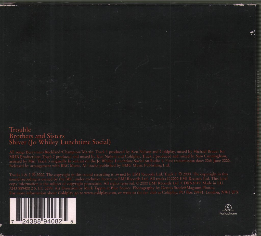Coldplay - Trouble - Cd
